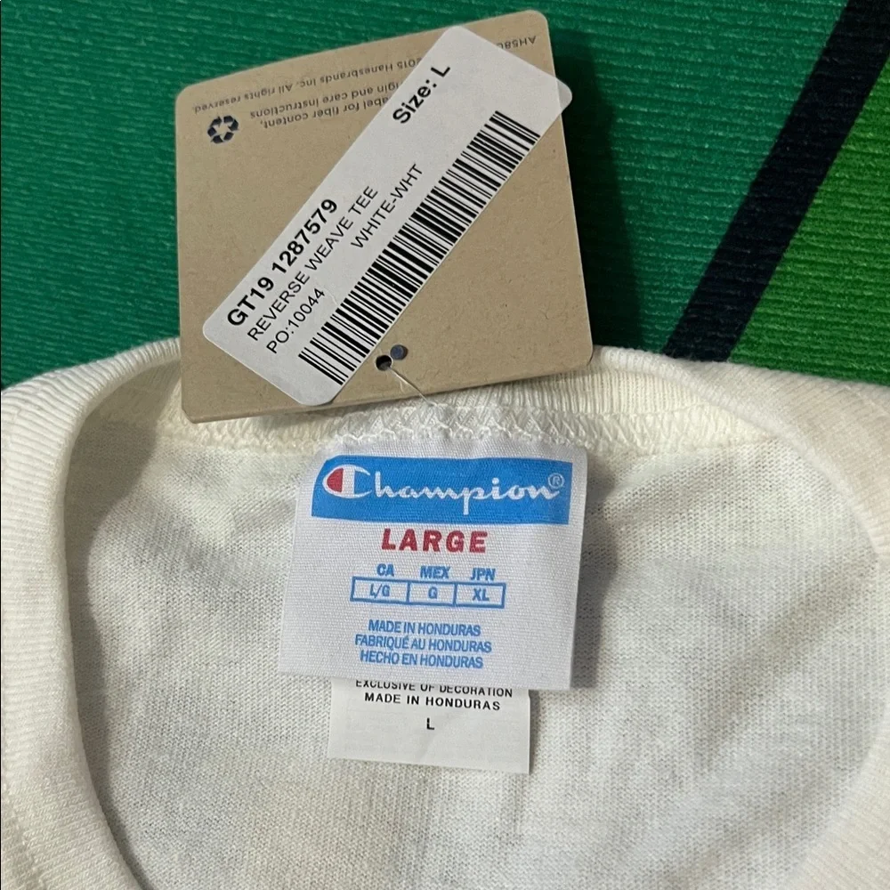 Champion Men's Classic White Tee - Picture 3 of 8